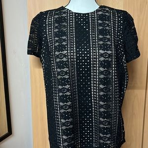 lace detail top